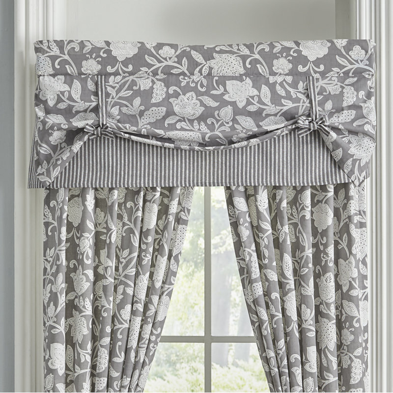 Waverly Stencil Vine 60" Window Valance & Reviews Wayfair
